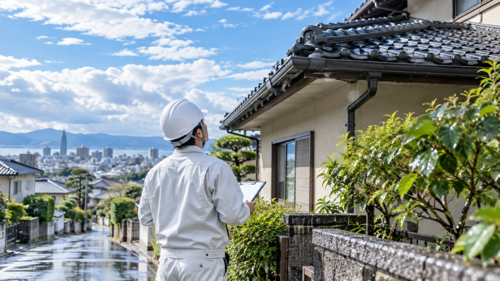 福岡で雨漏り修理を頼むには？原因調査から業者選び、相談先までの解説イメージ