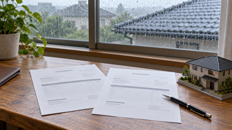 雨漏り修理 相場はどう見る？見積もり金額を判断するための比較手順の解説イメージ